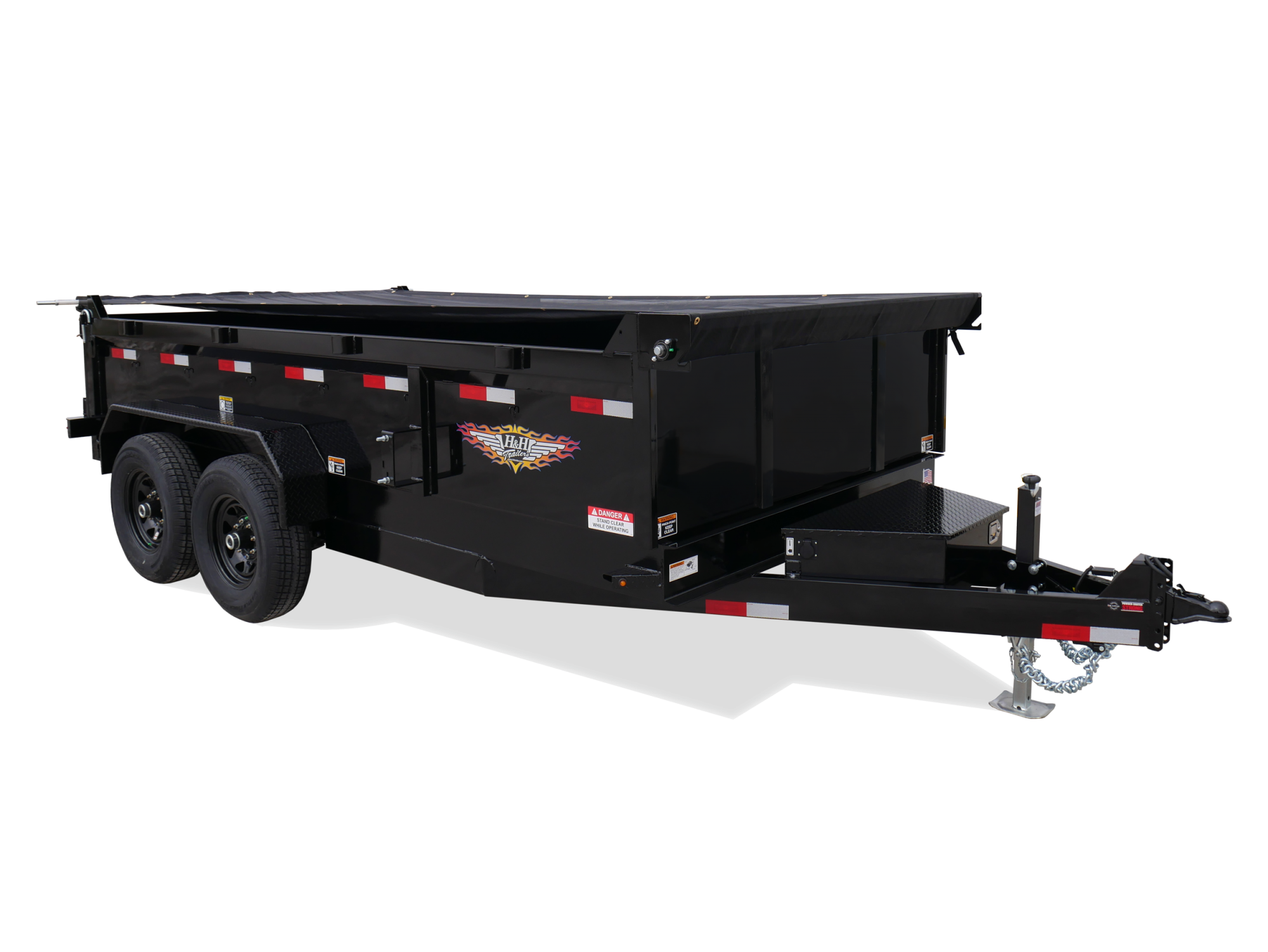 Industrial Dump Trailer - Manufactured by H&H Trailers
