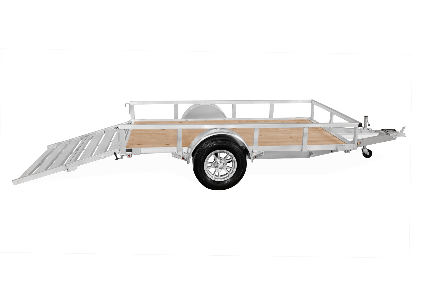 Aluminum Rail Side Utility Trailer Hero