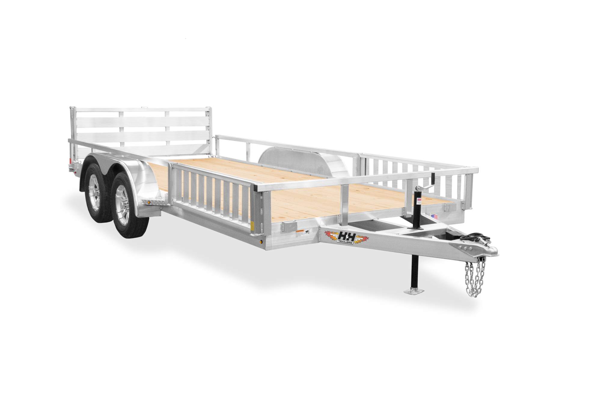 HH Aluminum ATV Utility Trailer Front Closed