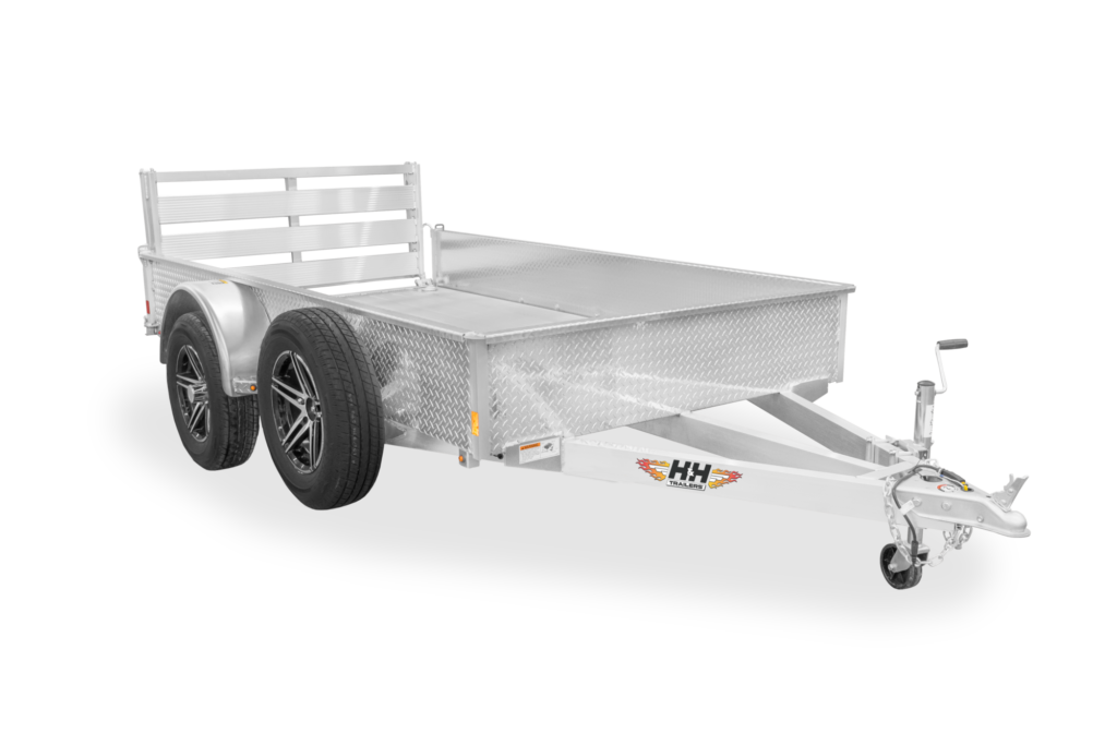 HH Aluminum Solid Side Utility Trailer Front Single Axle