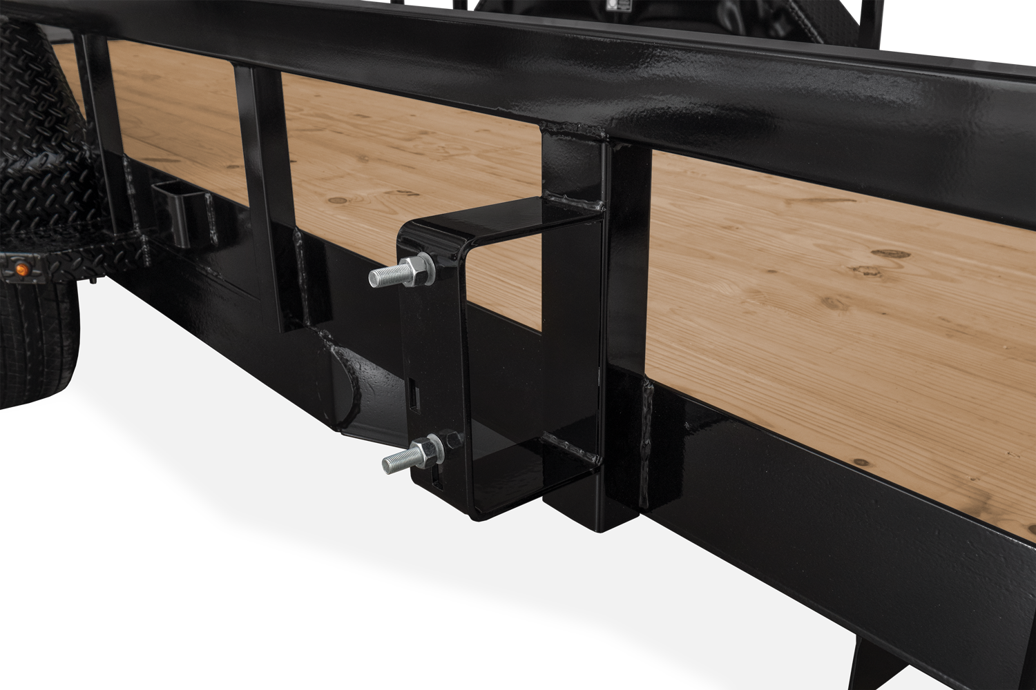 HH Heavy Duty Rail Side Utility Trailer Spare Tire Mount
