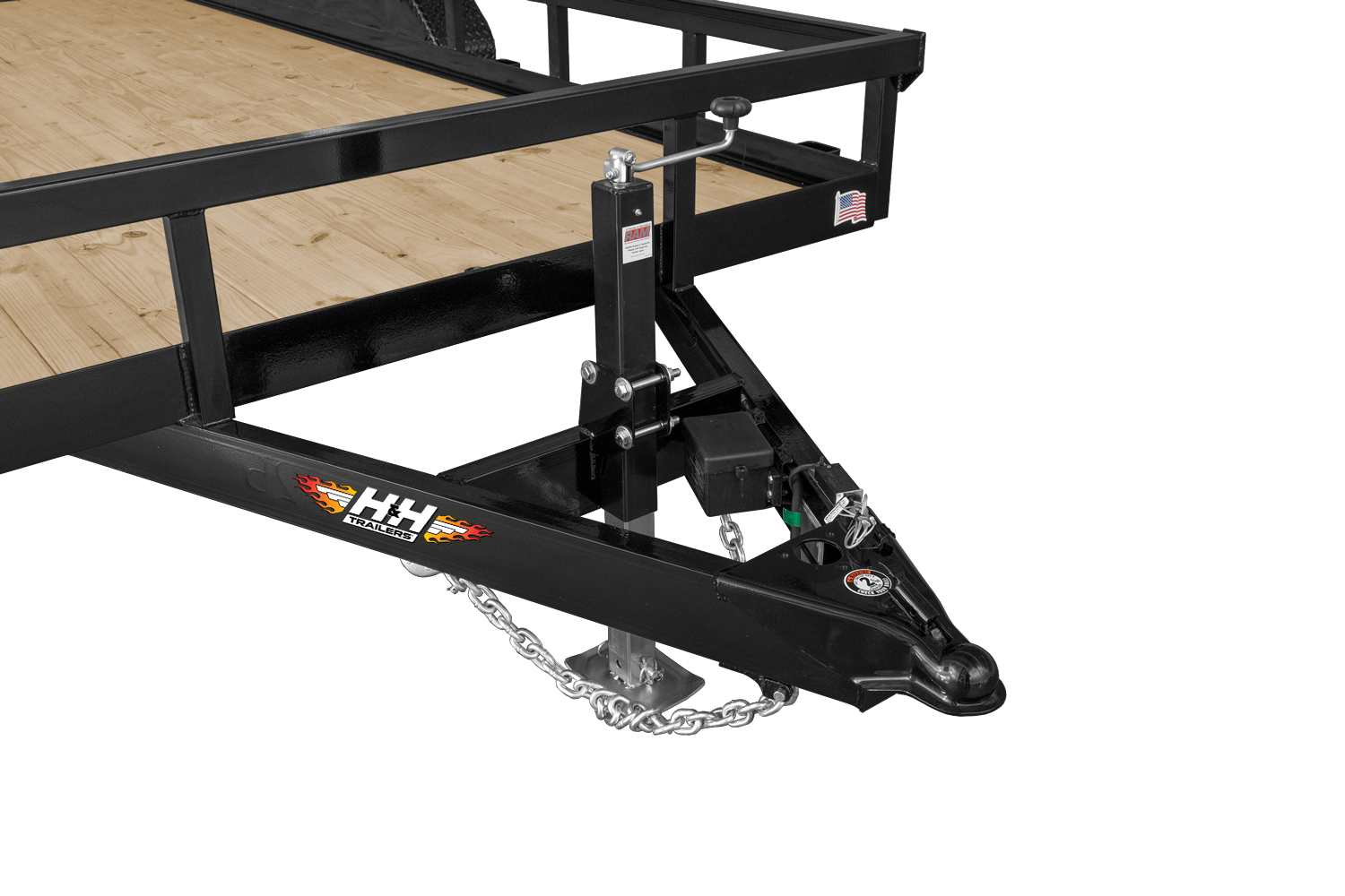 HH Heavy Duty Rail Side Utility Trailer Tongue