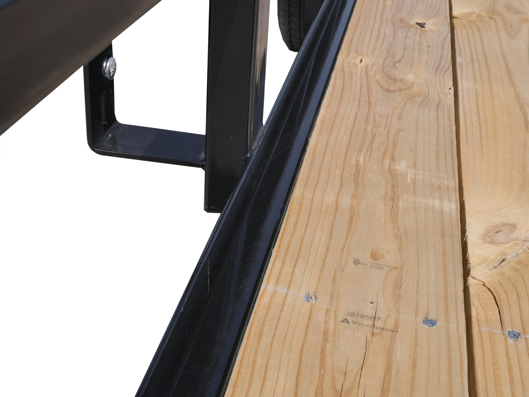 HH Rail Side Utility Trailer Enclosed Wiring