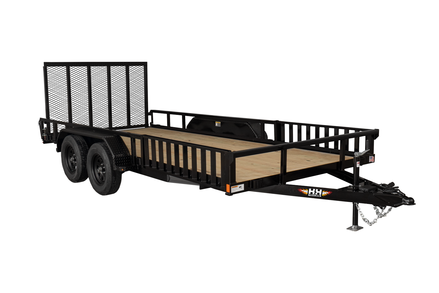 HH Steel ATV Utility Trailer Front Closed
