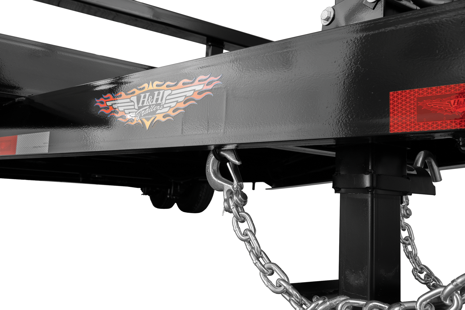 HH Tandem Axle Gravity Tilt Trailer Safety Chains