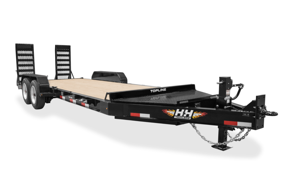 HH Topline I Beam Equipment Trailer Front View