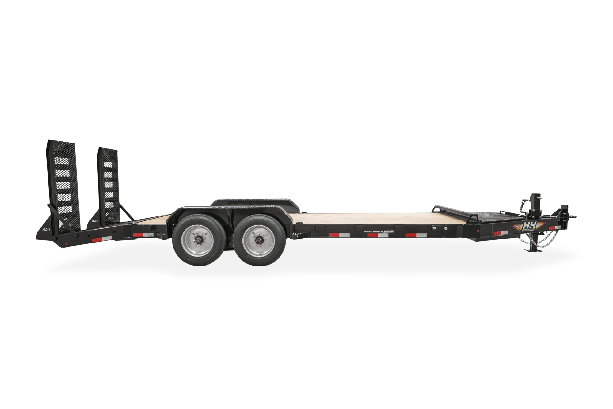 HH Topline I Beam Equipment Trailer Side View