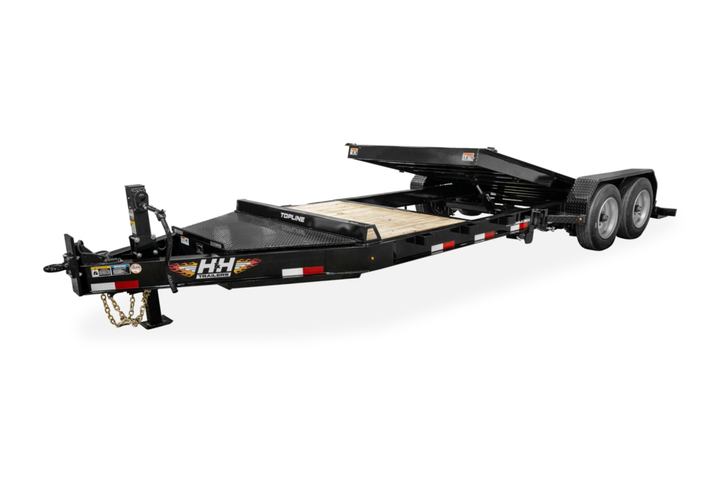 HH Topline I Beam Tilt Trailer Front Tilted