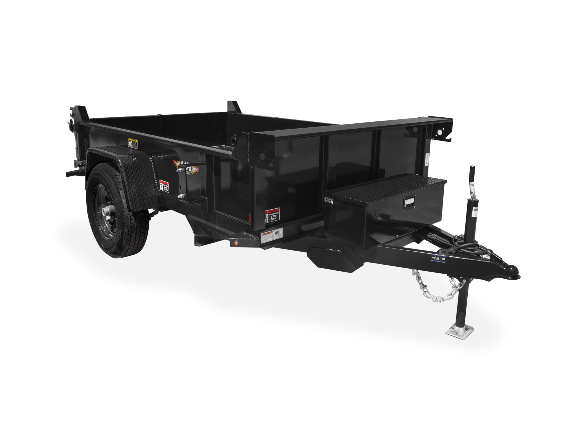 Homeowner Dump Trailer 62x Front Hero