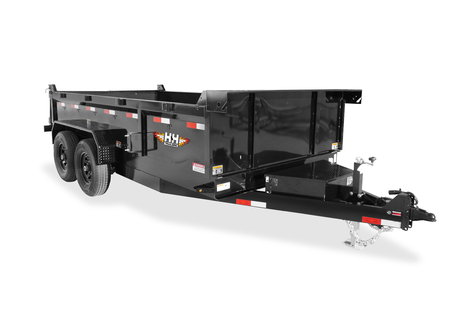 Industrial Dump Trailer Front Down