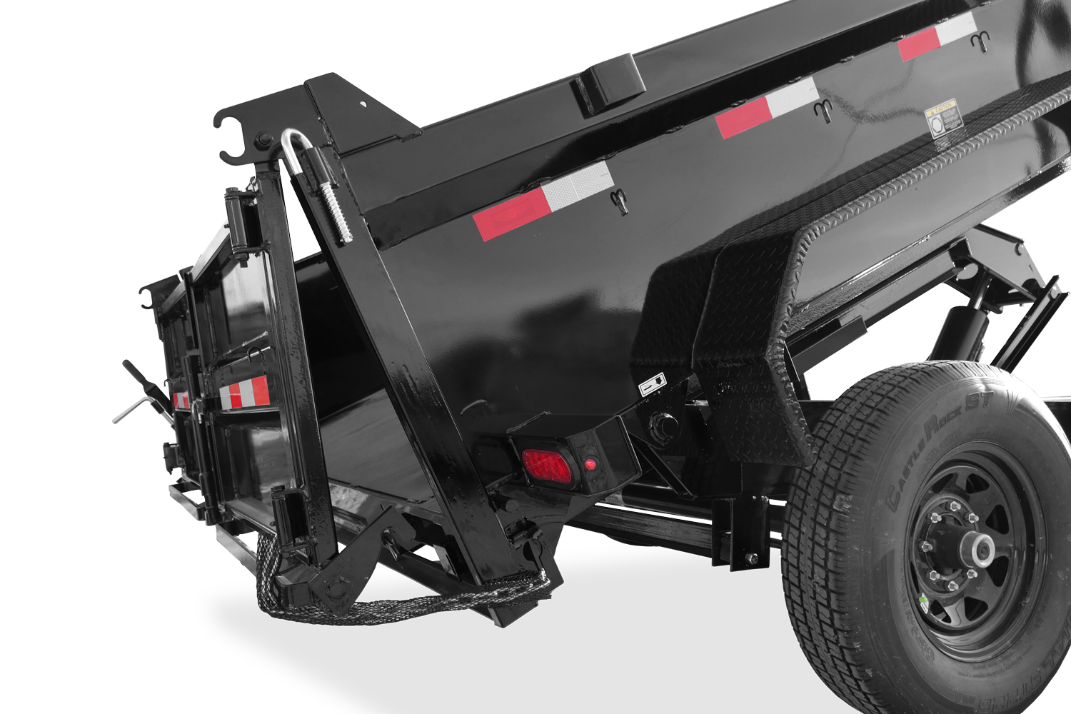 Industrial Dump Trailer Rear Spreader 2