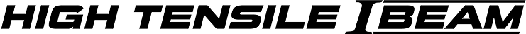Decal HH HighTensileIBeam Black 1