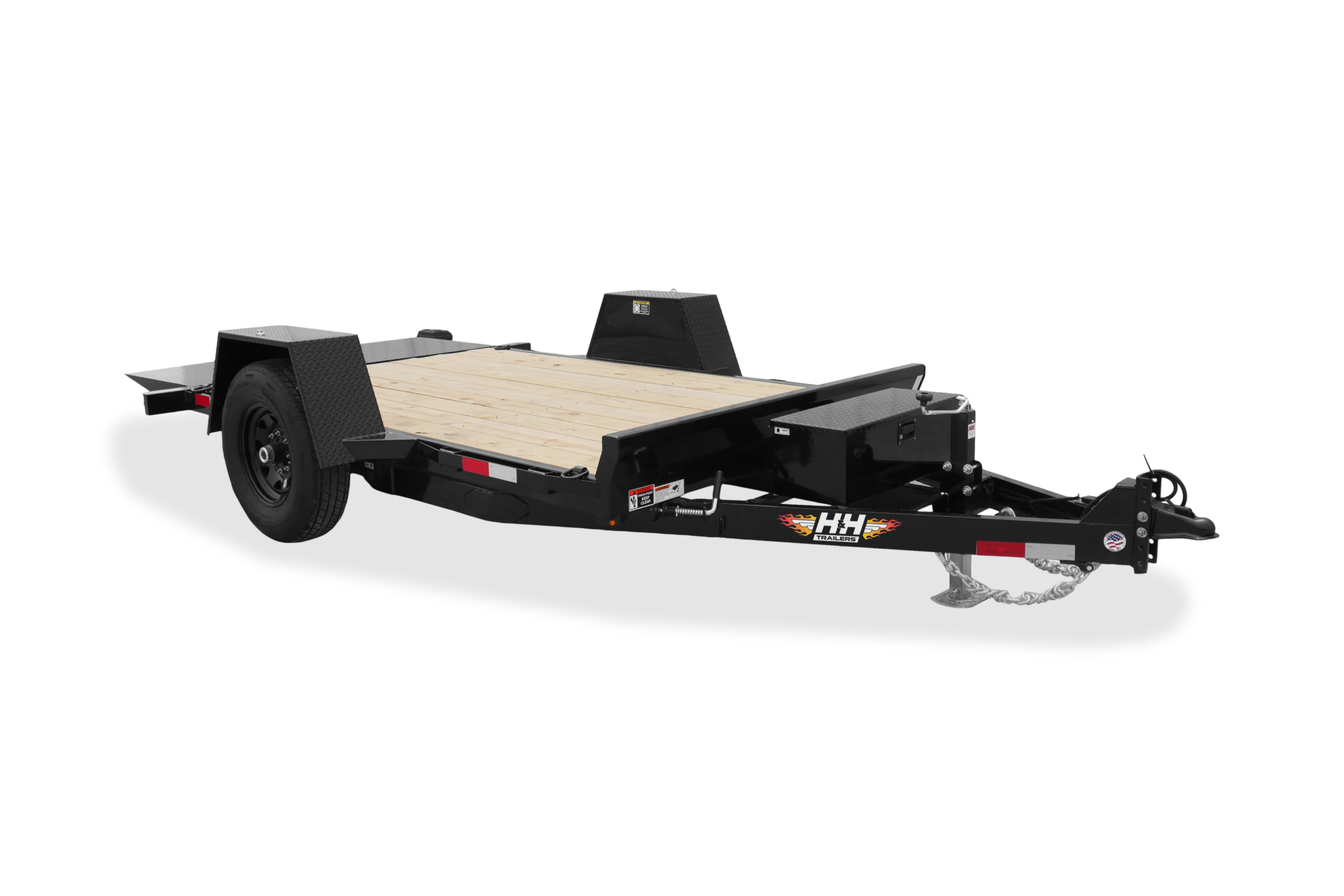 HH Gravity Tilt Trailer Front Down 1