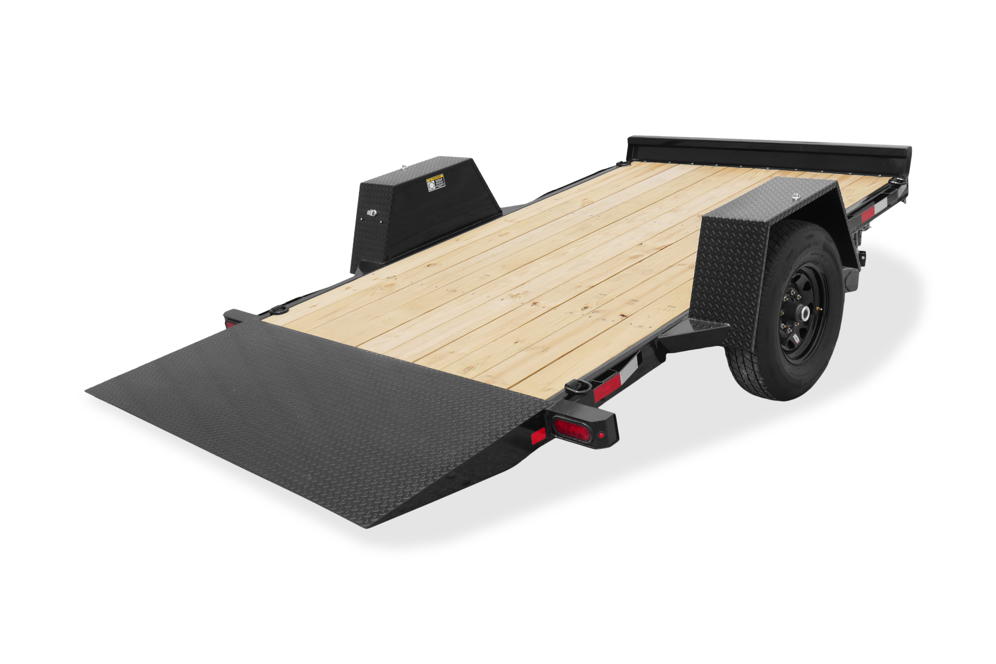 HH Gravity Tilt Trailer Rear Up 1