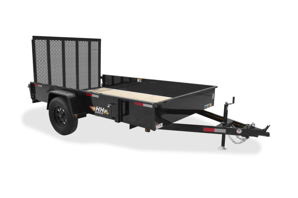 HH Solid Side Utility Trailer Front