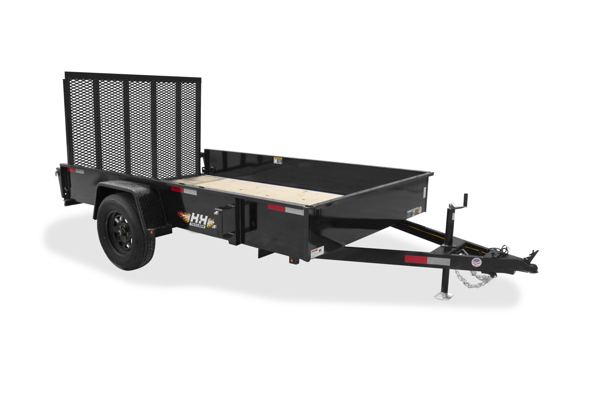 HH Solid Side Utility Trailer Front