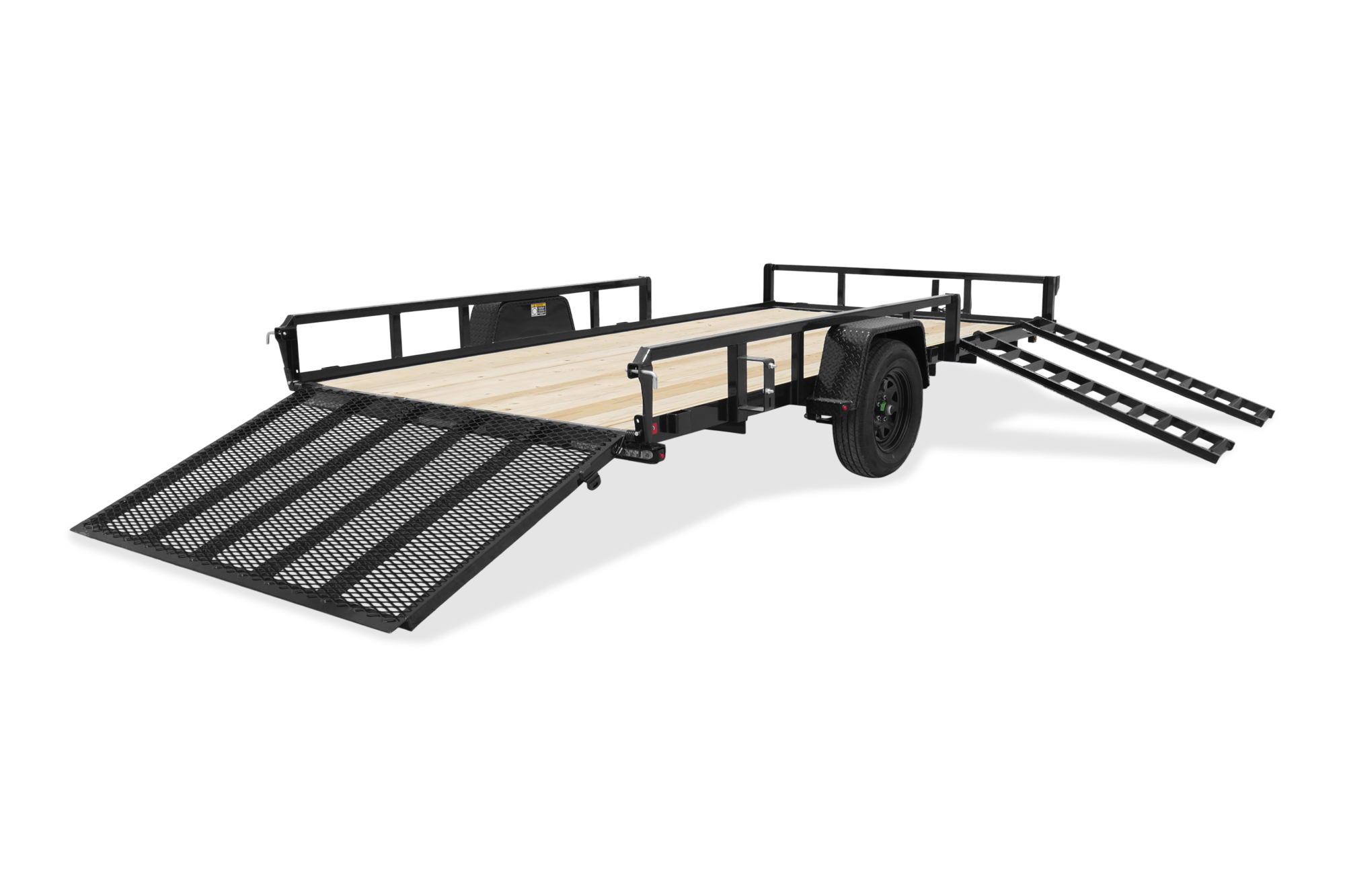 HH Steel ATV Utility Trailer Rear Open