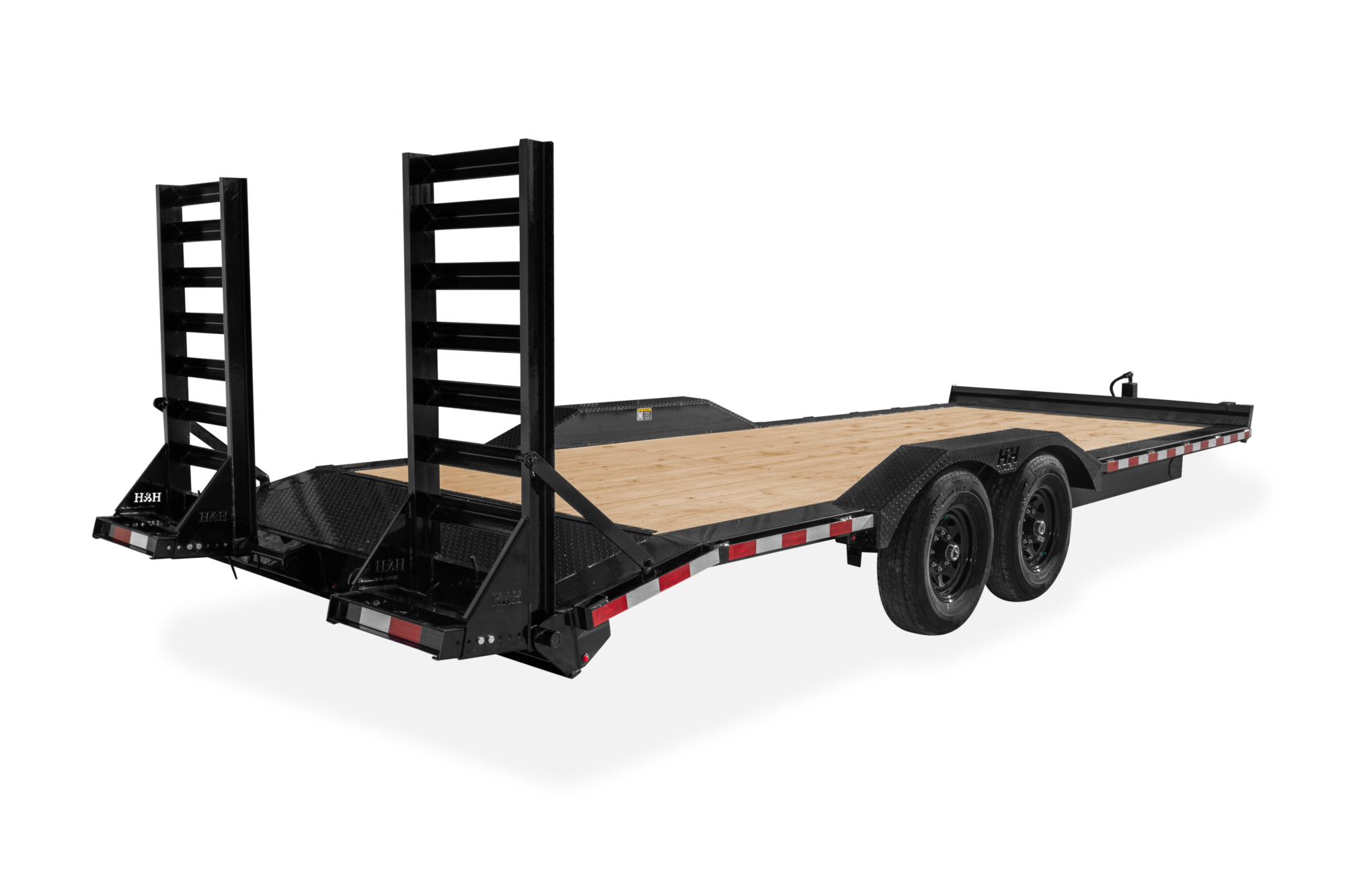 HH Full Width Industrial Equipment Trailer Rear