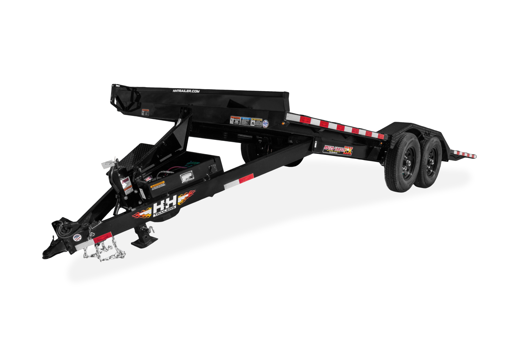 HH Speed Loader Full Width Tilt Trailer Front Up