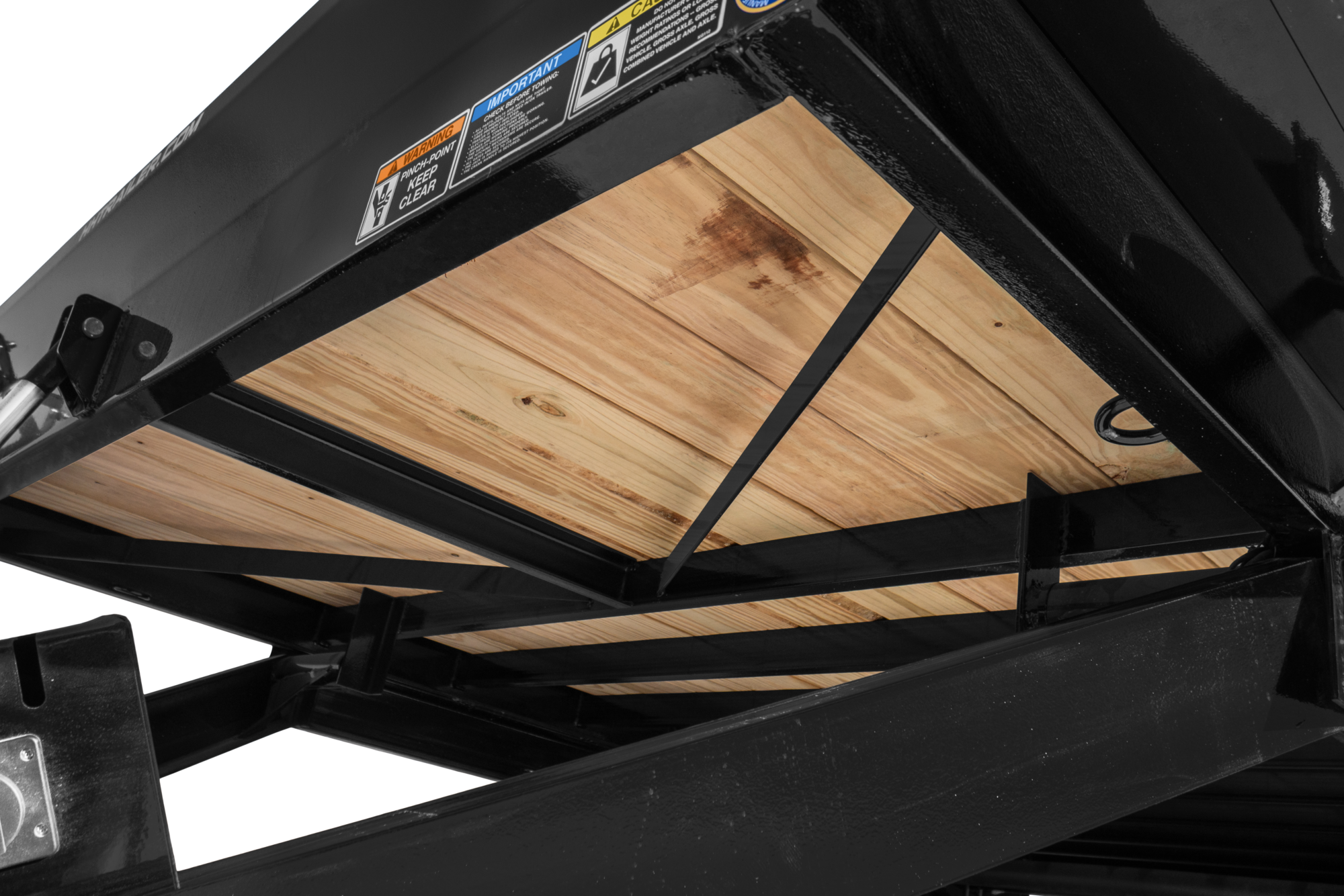 HH Speed Loader Full Width Tilt Trailer Underside