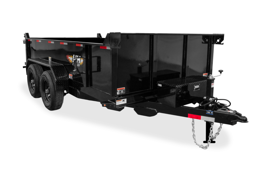 HH Utility Dump Trailer Front Down